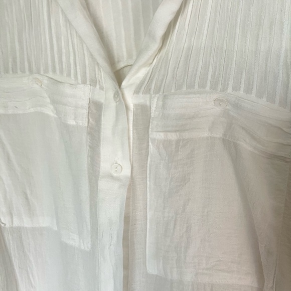 Spell and the Gypsy white bottom down shirt S - Picture 4 of 11